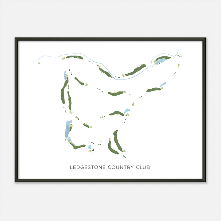 Print of Ledgestone Country Club Modern Map