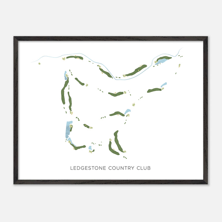 Print of Ledgestone Country Club Modern Map