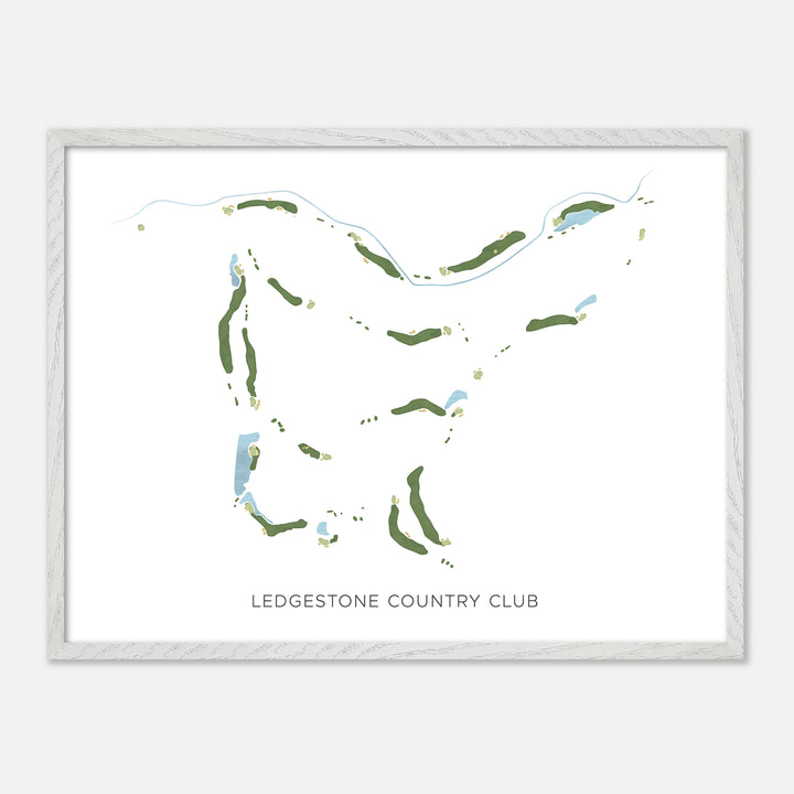 Print of Ledgestone Country Club Modern Map