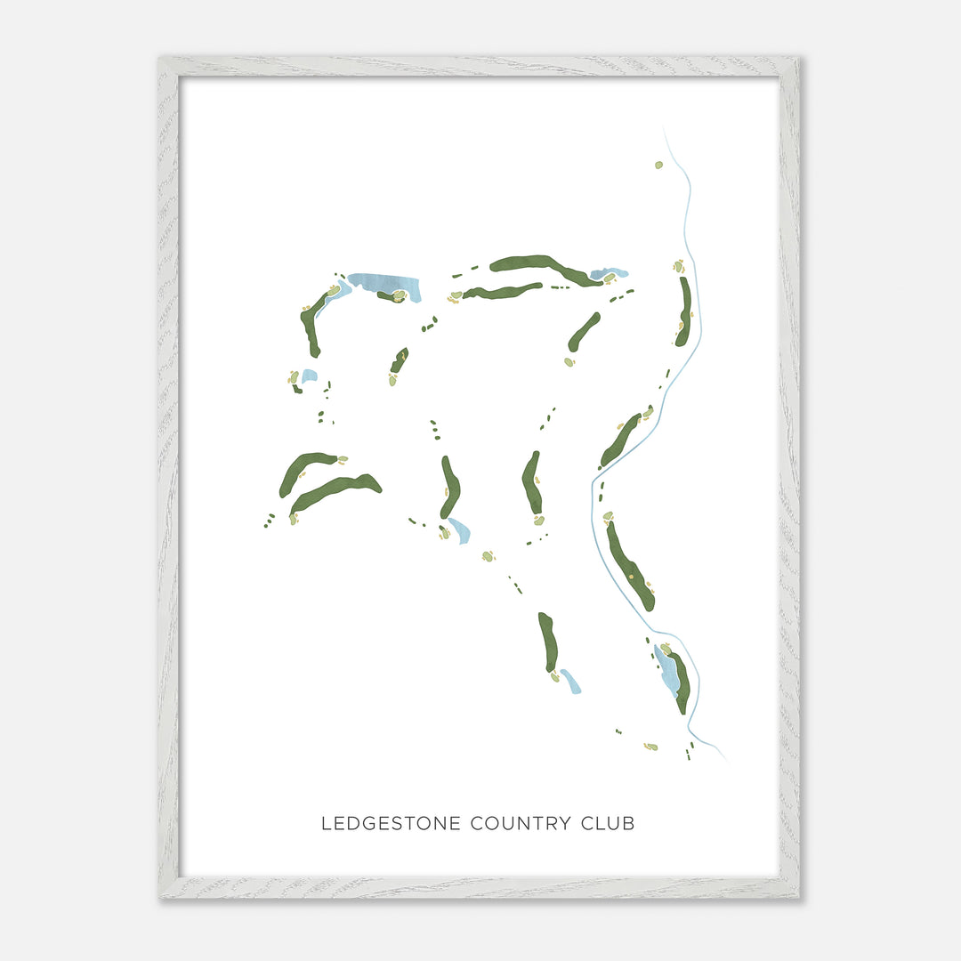 Print of Ledgestone Country Club Modern Map