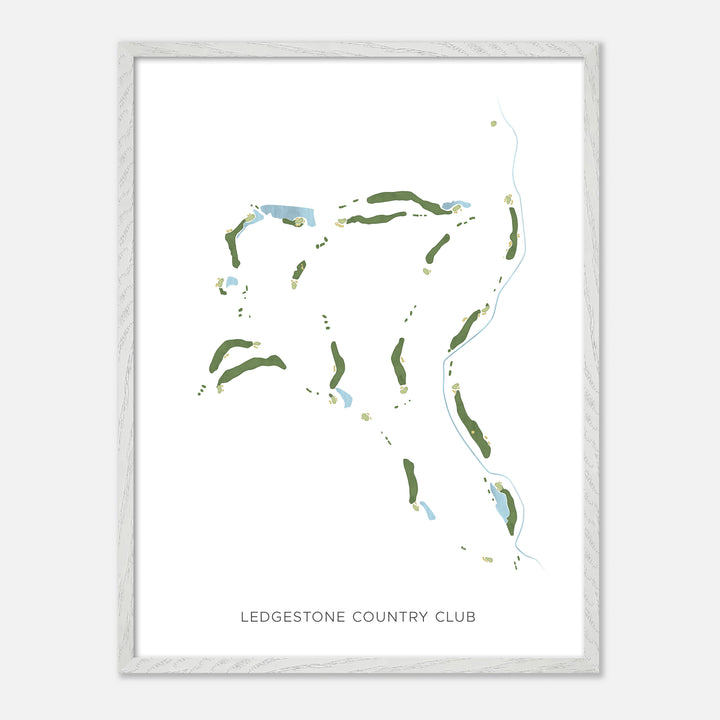 Print of Ledgestone Country Club Modern Map