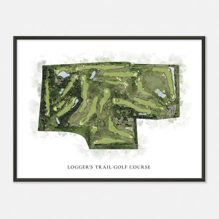 Print of Logger'S Trail Golf Course Classic Map