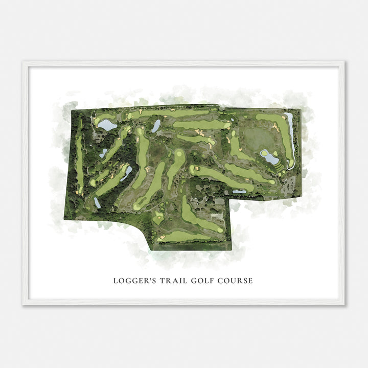 Print of Logger'S Trail Golf Course Classic Map