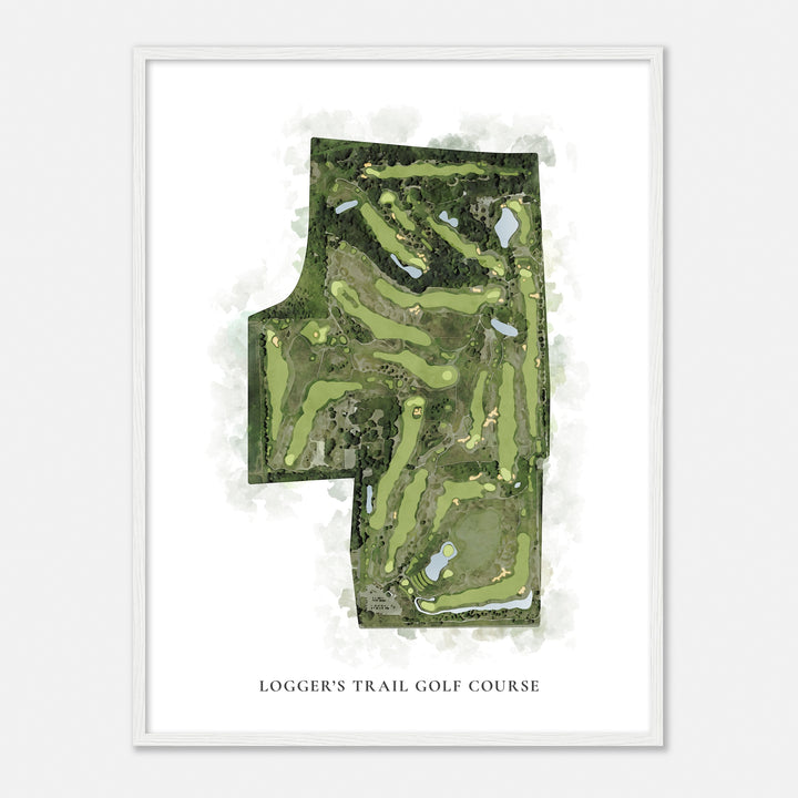 Print of Logger'S Trail Golf Course Classic Map