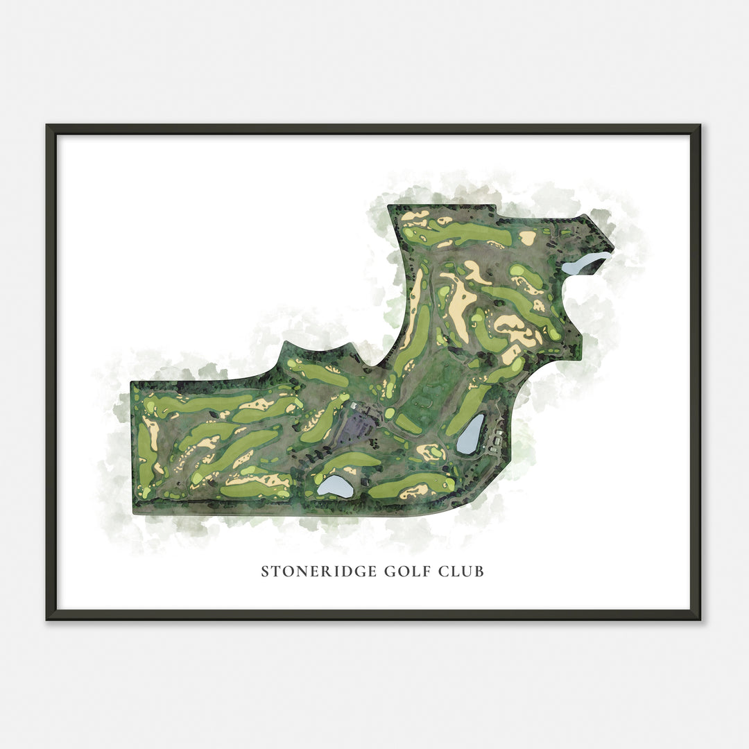 Print of Stoneridge Golf Club Classic Map