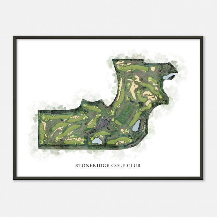 Print of Stoneridge Golf Club Classic Map