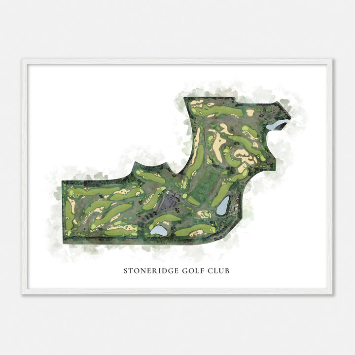Print of Stoneridge Golf Club Classic Map