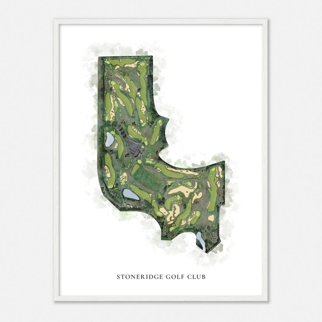 Print of Stoneridge Golf Club Classic Map