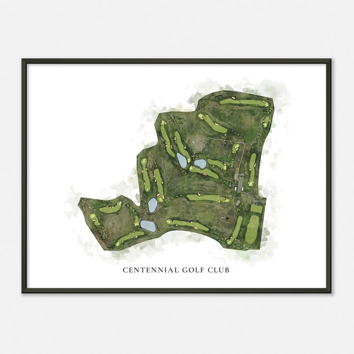 Print of Centennial Golf Club Classic Map