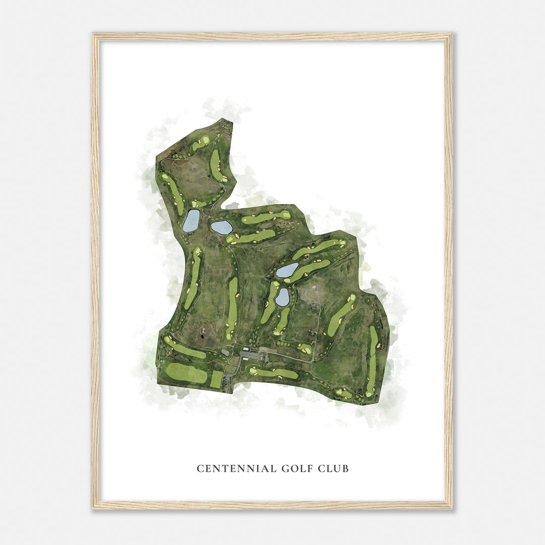 Print of Centennial Golf Club Classic Map