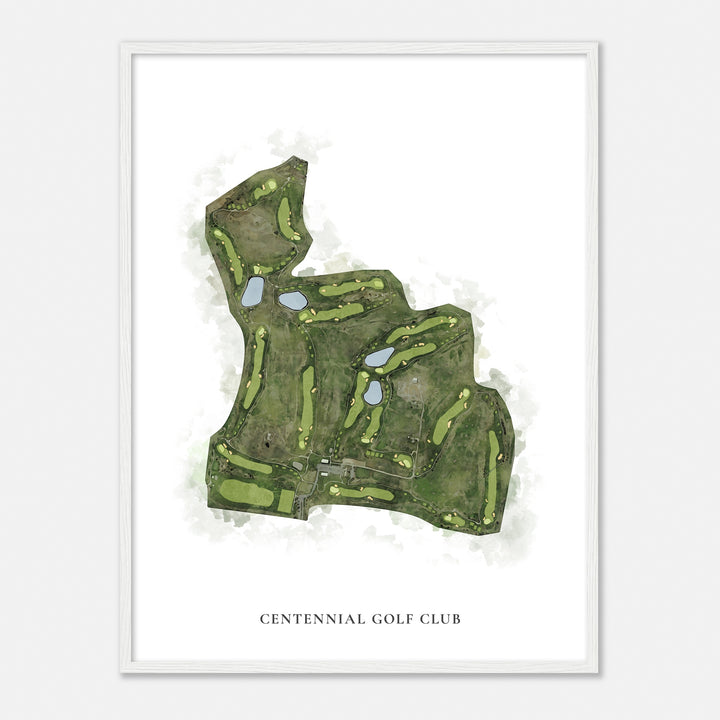 Print of Centennial Golf Club Classic Map