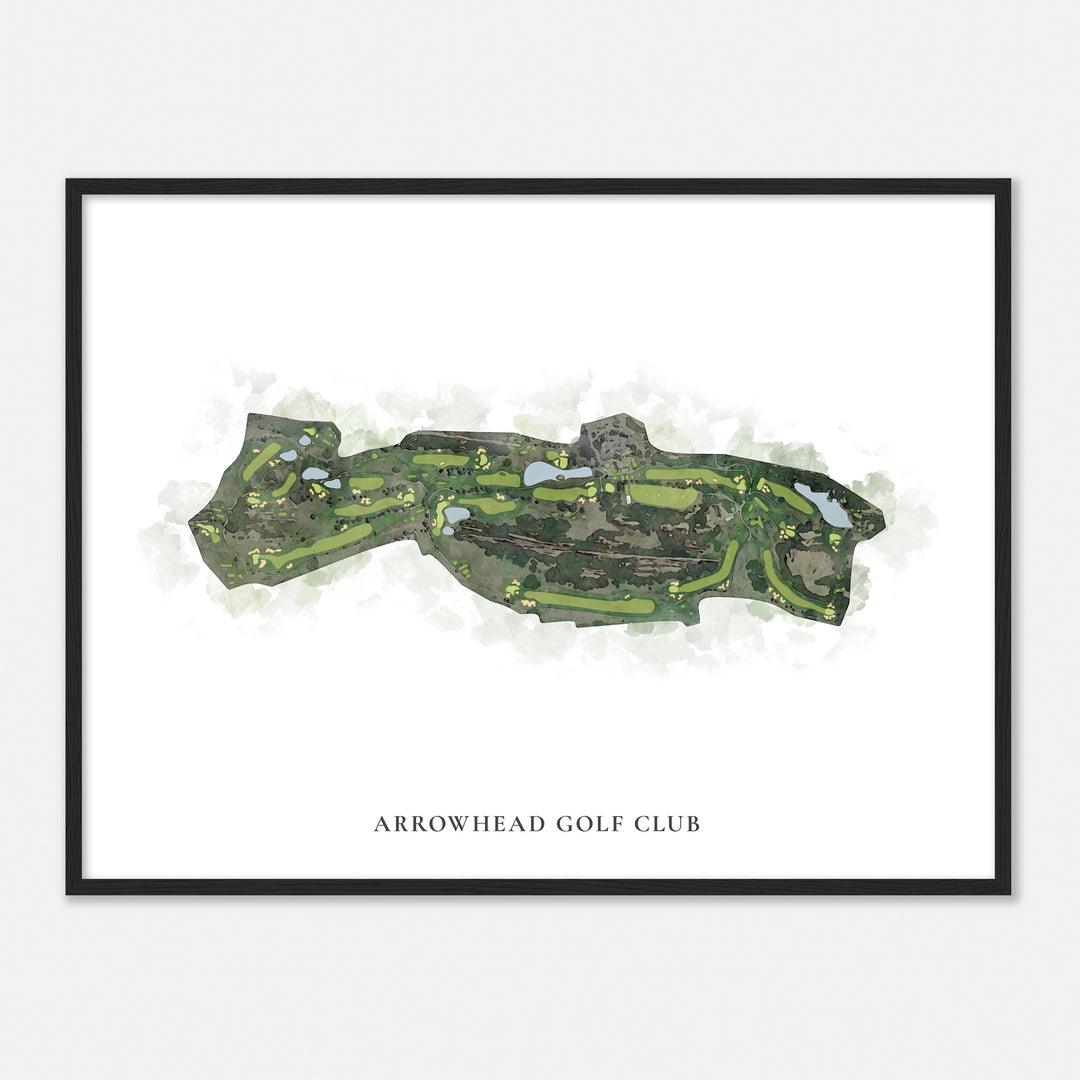 Print of Arrowhead Golf Club Classic Map