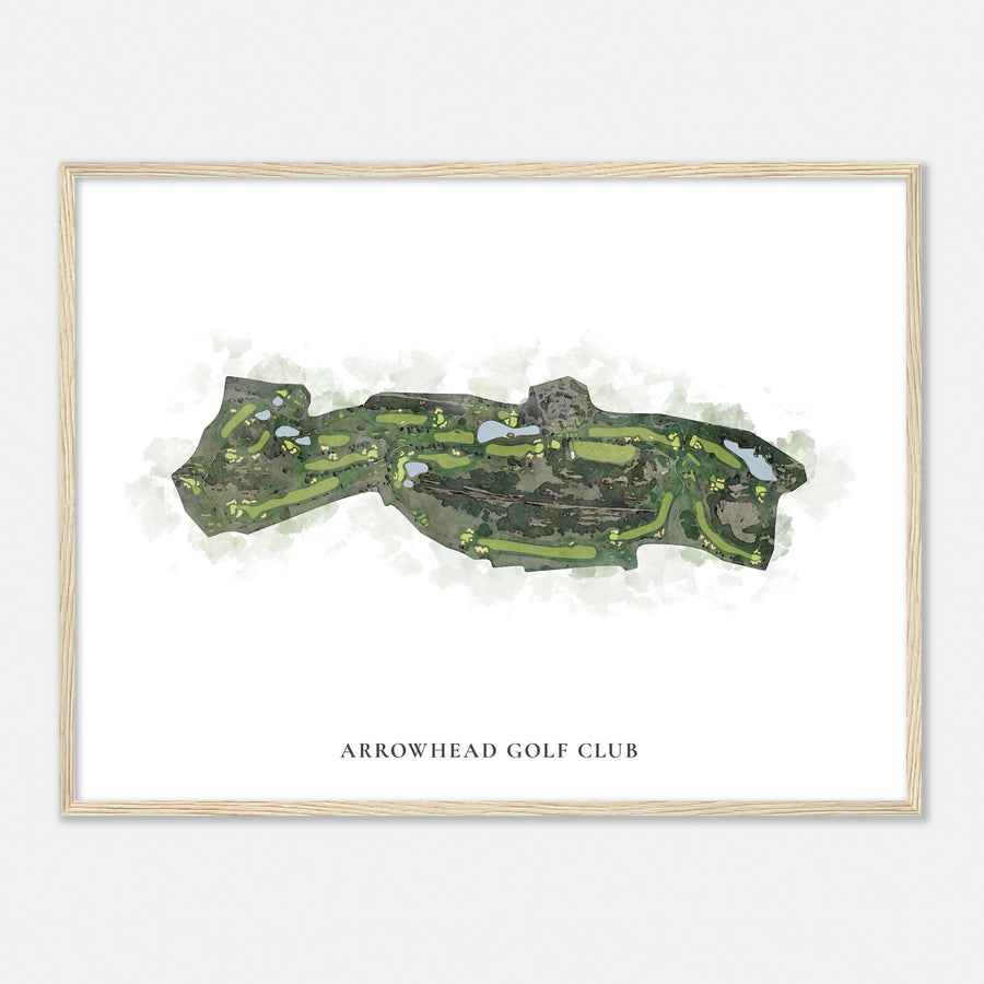 Print of Arrowhead Golf Club Classic Map