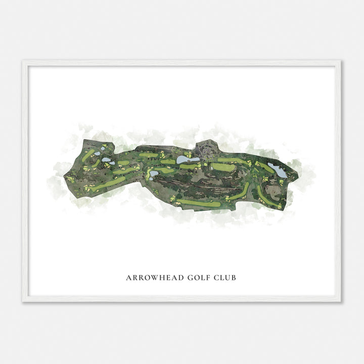 Print of Arrowhead Golf Club Classic Map