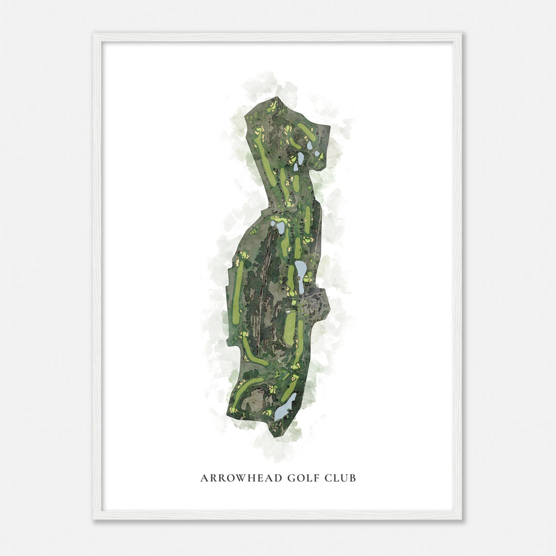 Print of Arrowhead Golf Club Classic Map