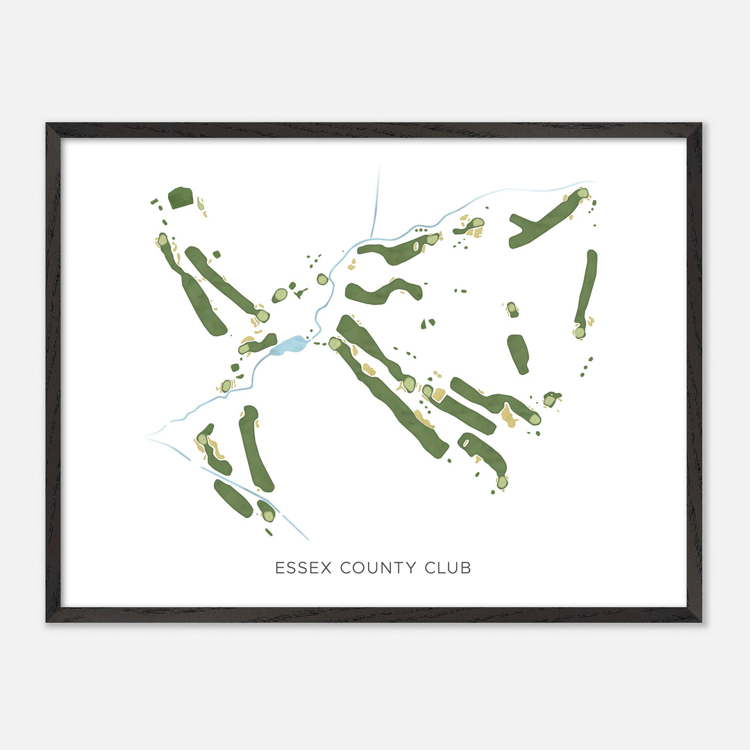 Print of Essex County Club Modern Map