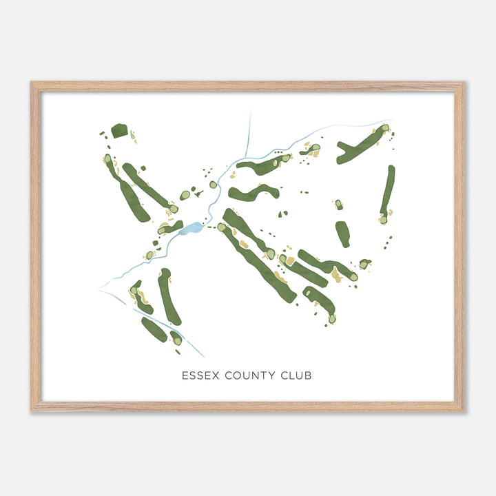 Print of Essex County Club Modern Map