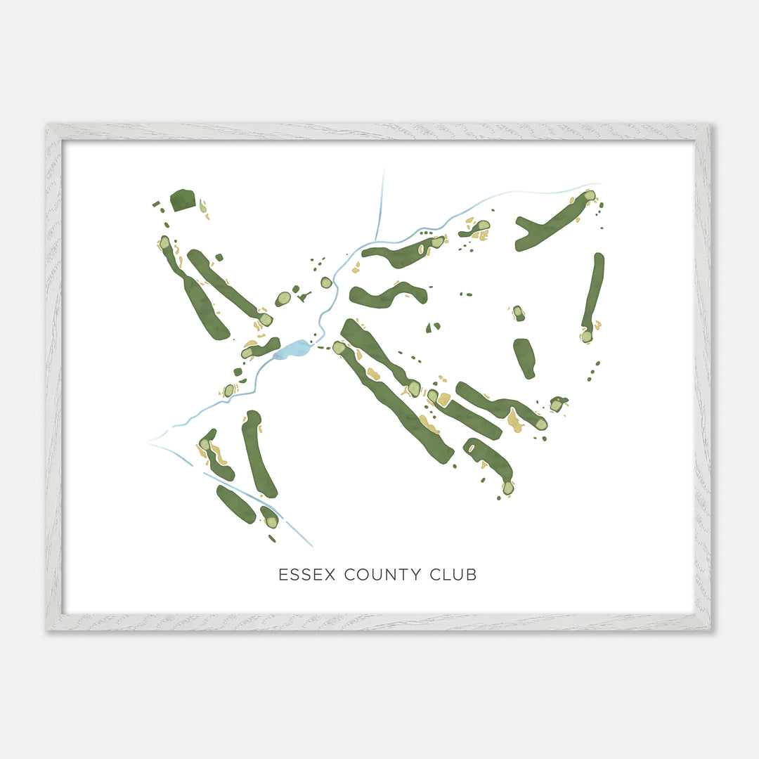 Print of Essex County Club Modern Map