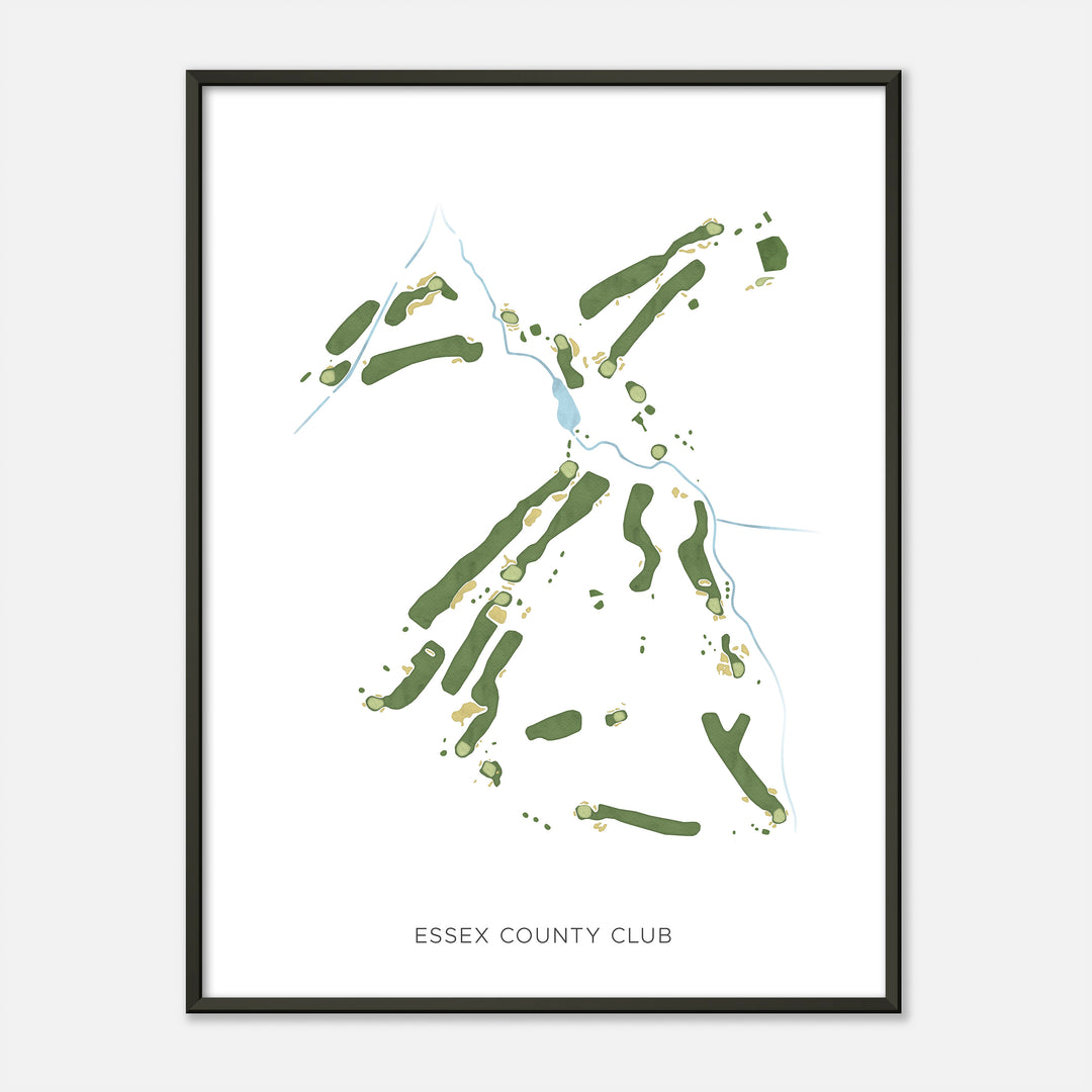 Print of Essex County Club Modern Map