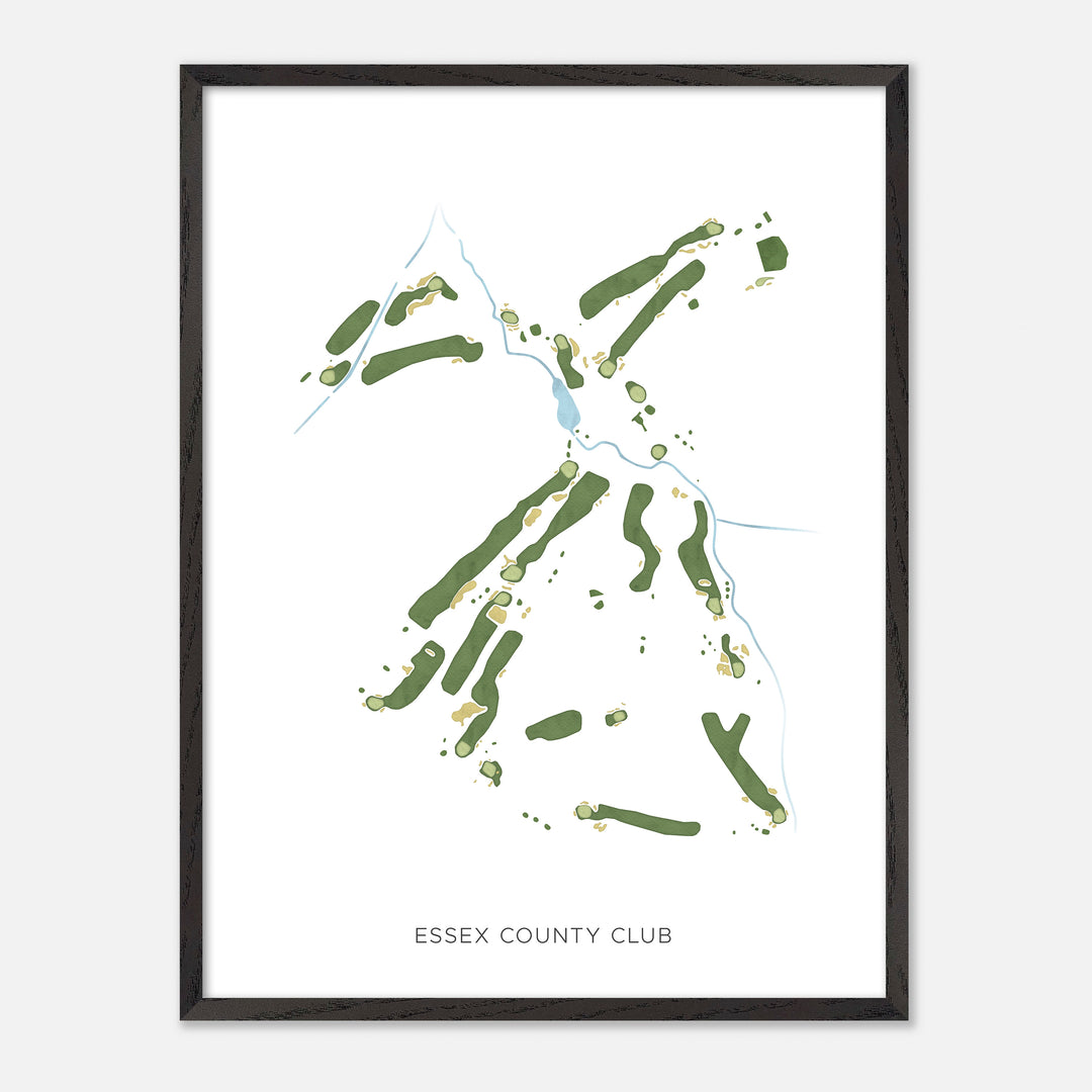 Print of Essex County Club Modern Map