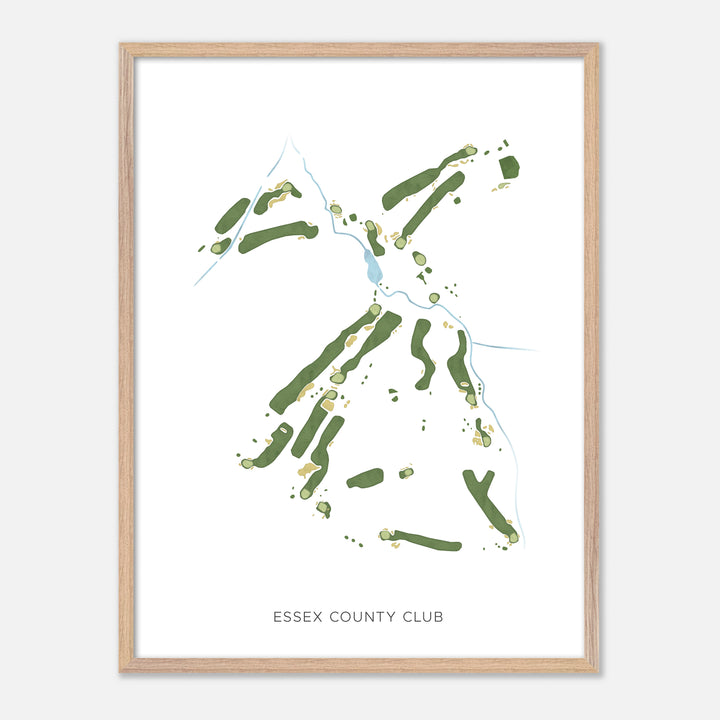 Print of Essex County Club Modern Map