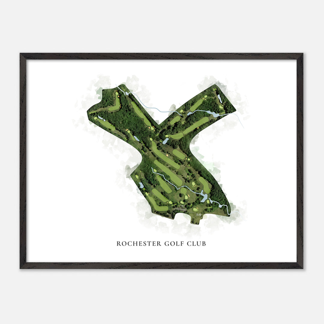 Print of Rochester Golf Club Classic Map