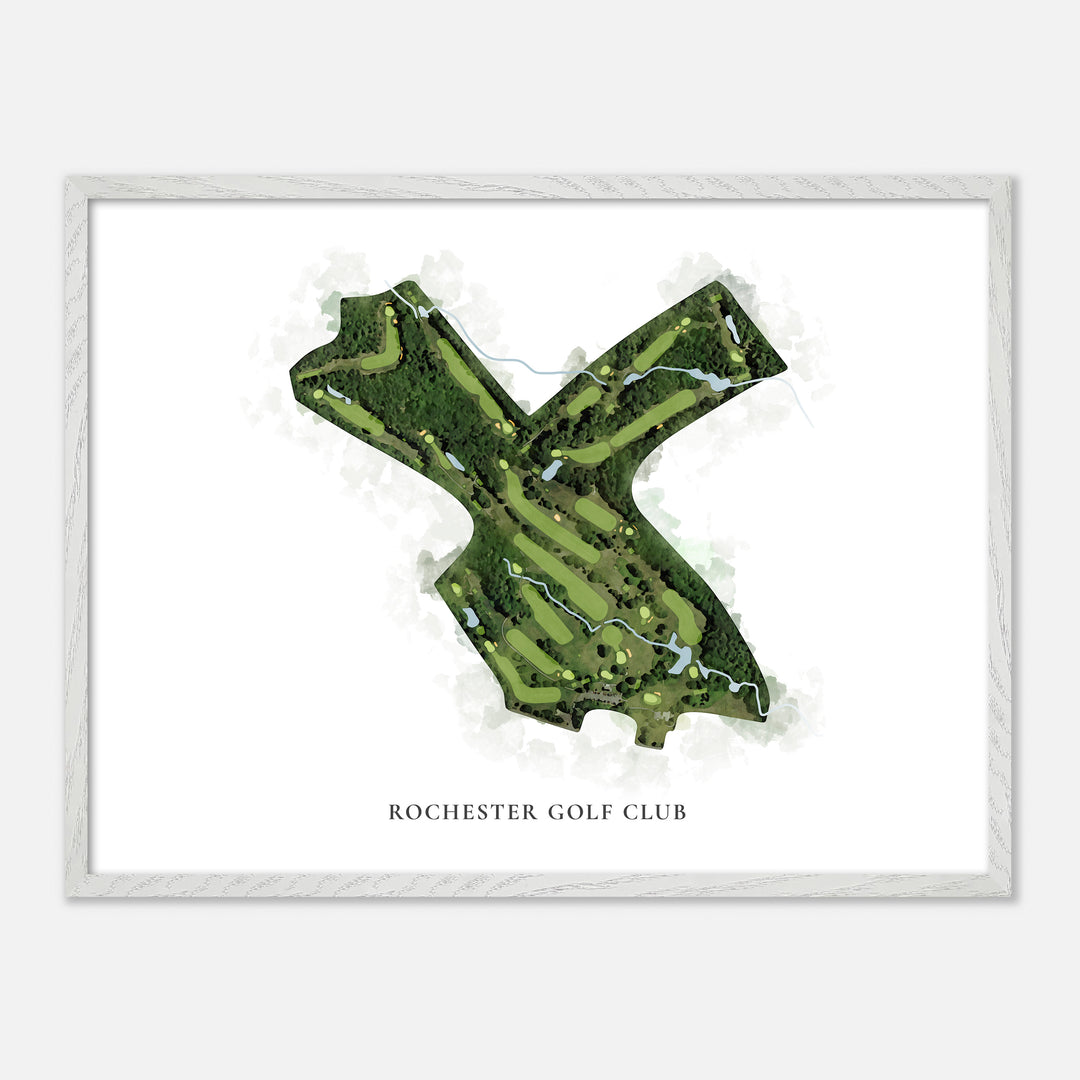 Print of Rochester Golf Club Classic Map