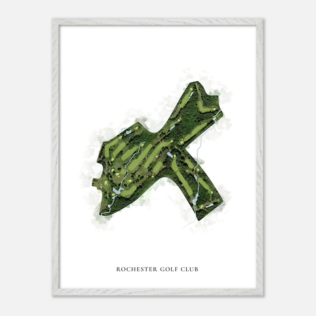 Print of Rochester Golf Club Classic Map