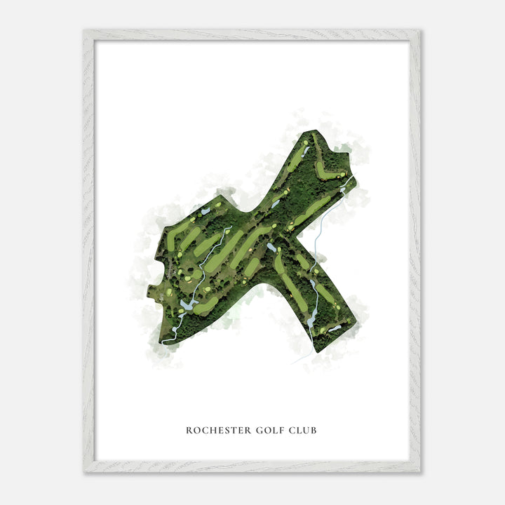 Print of Rochester Golf Club Classic Map
