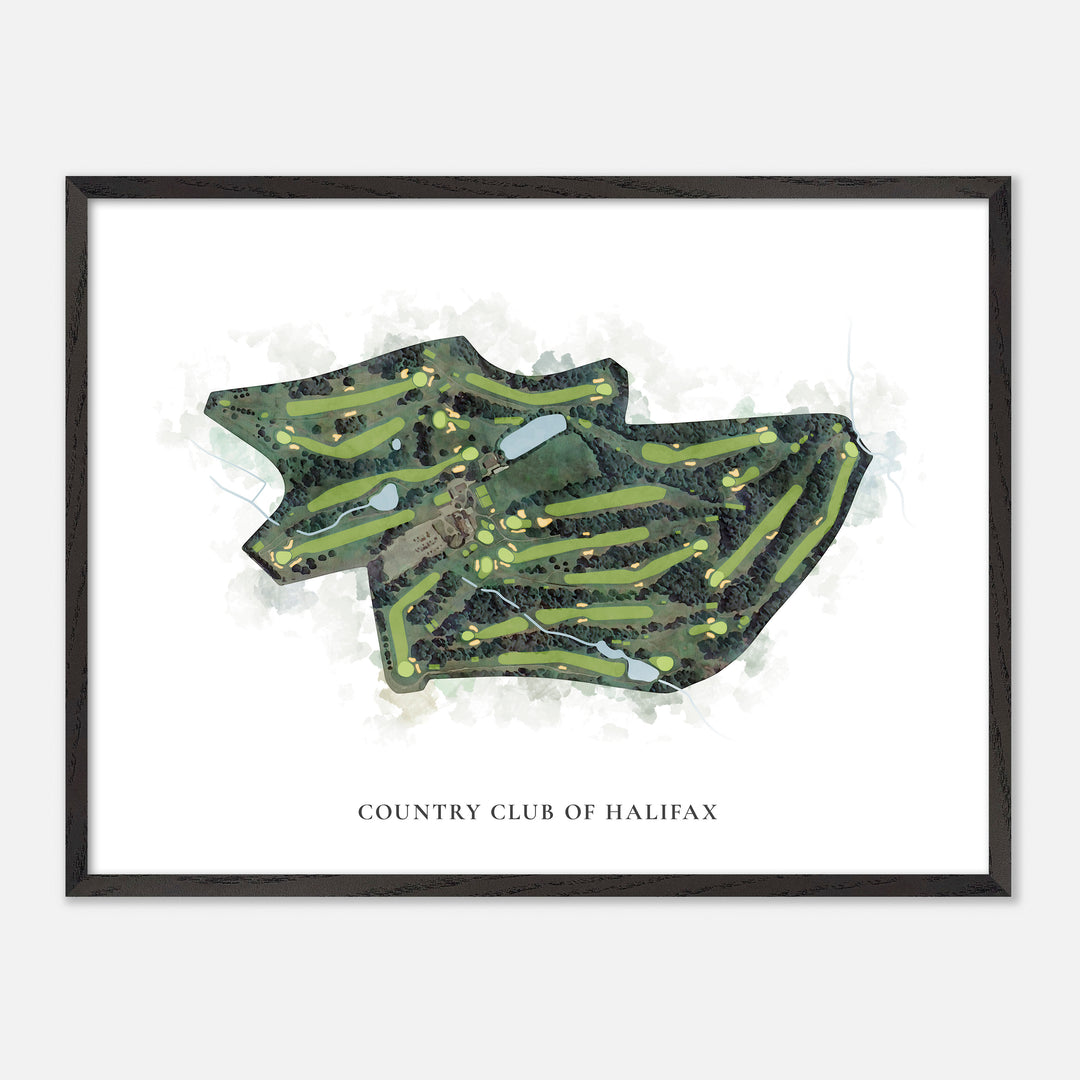 Print of Country Club Of Halifax Classic Map