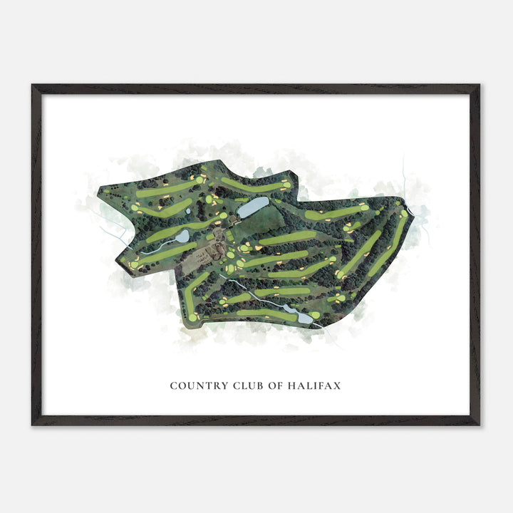 Print of Country Club Of Halifax Classic Map
