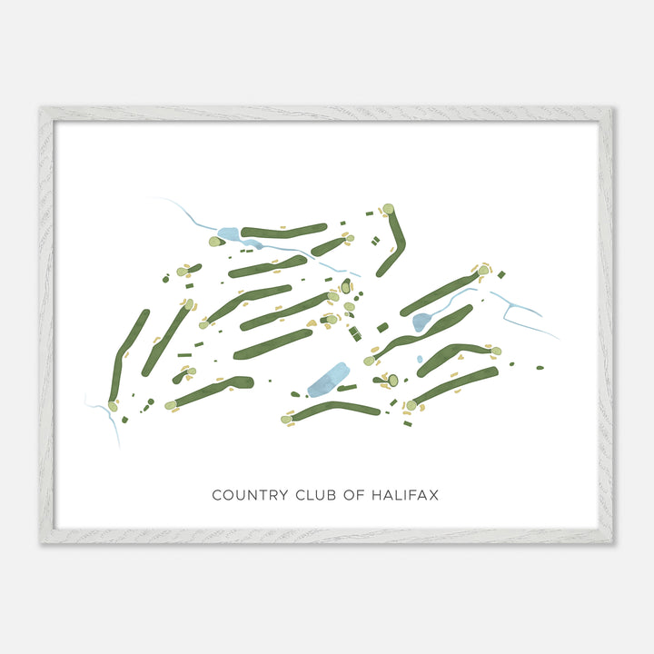 Print of Country Club Of Halifax Modern Map