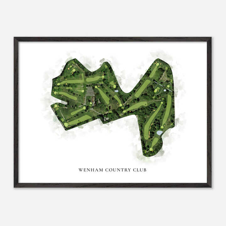 Print of Wenham Country Club Classic Map