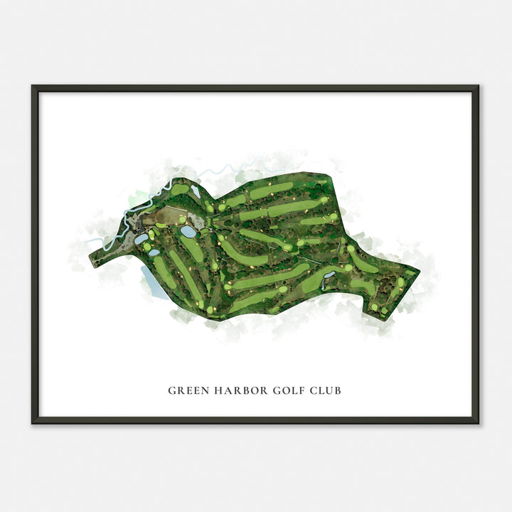 Print of Green Harbor Golf Club Classic Map