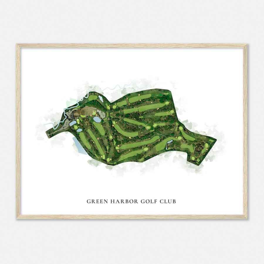 Print of Green Harbor Golf Club Classic Map
