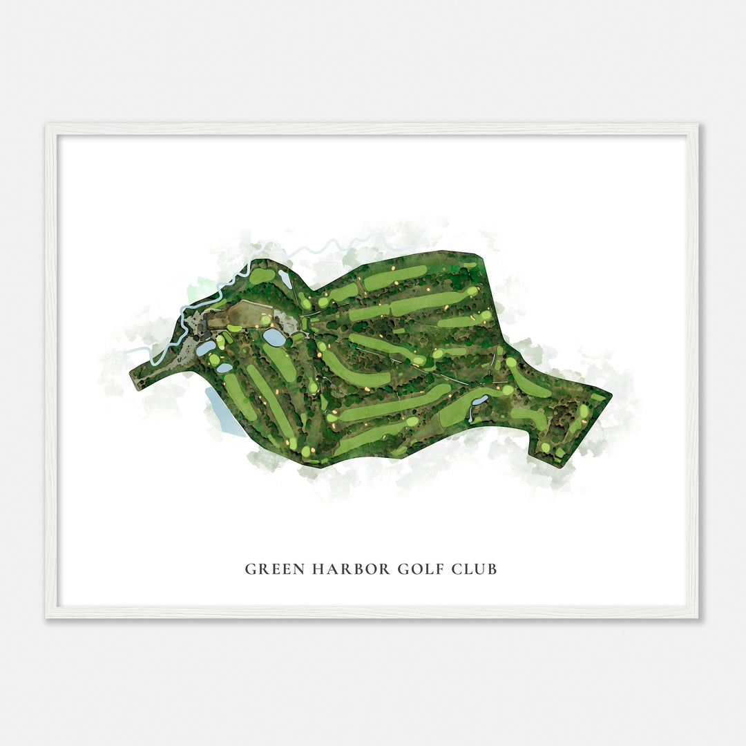 Print of Green Harbor Golf Club Classic Map