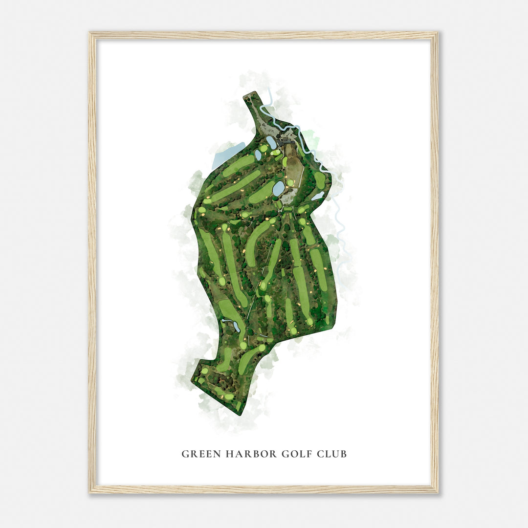 Print of Green Harbor Golf Club Classic Map