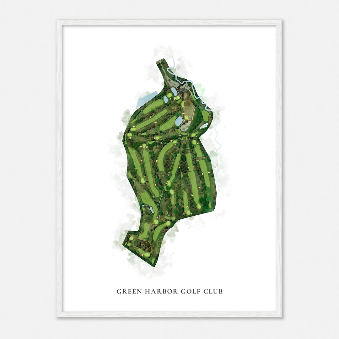 Print of Green Harbor Golf Club Classic Map