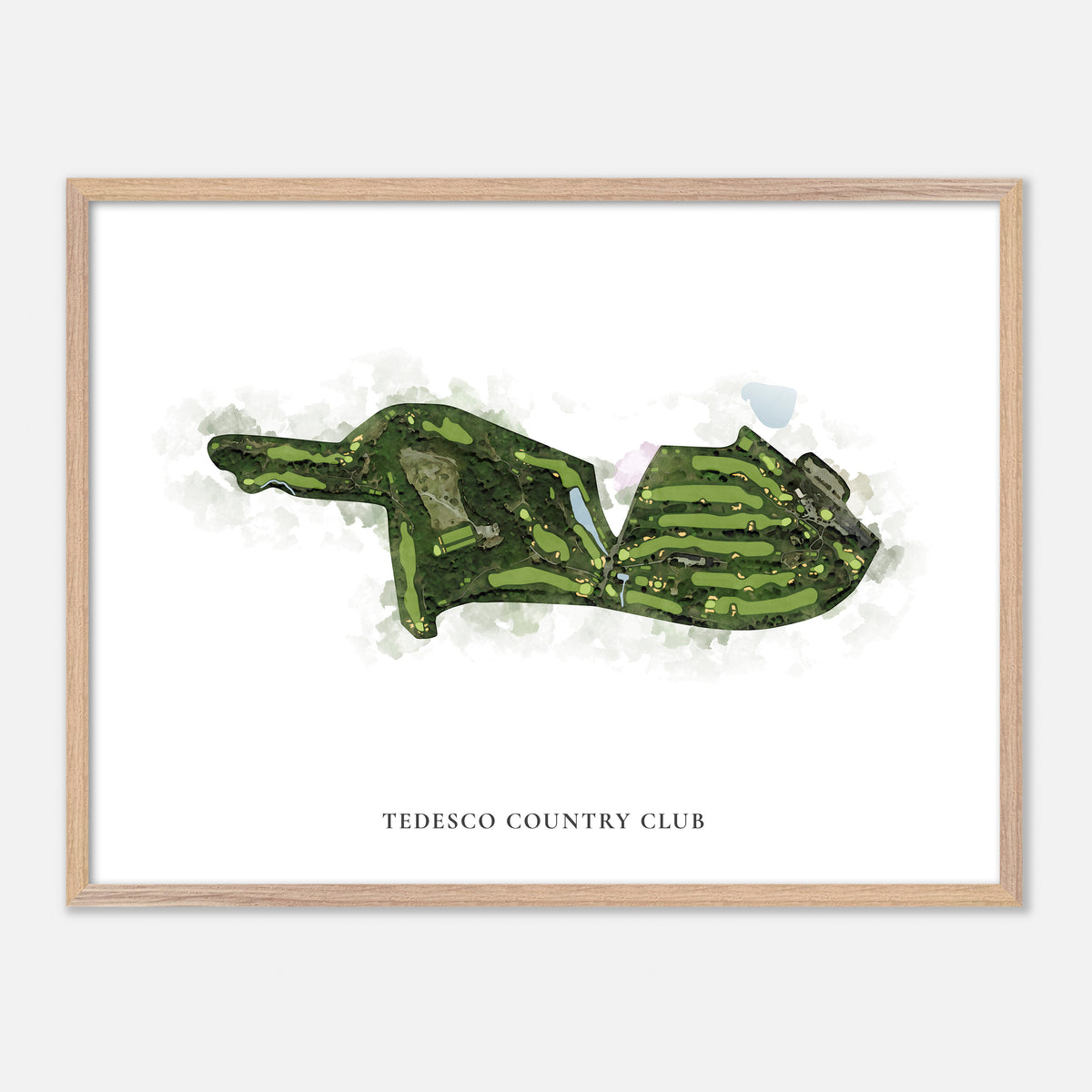 Print of Tedesco Country Club Classic Map