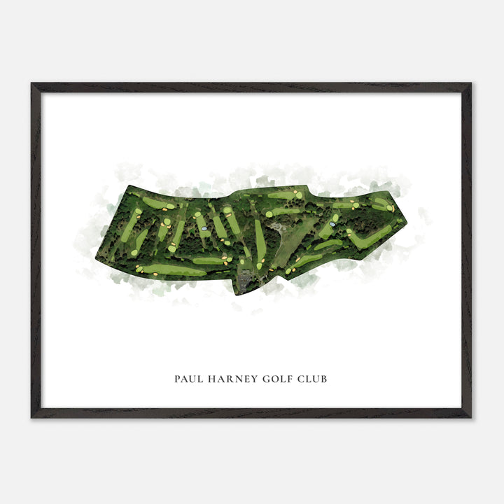 Print of Paul Harney Golf Club Classic Map