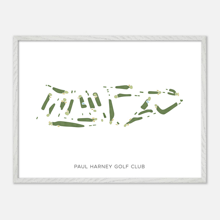 Print of Paul Harney Golf Club Modern Map