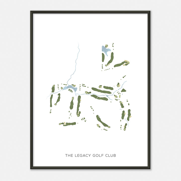 Print of The Legacy Golf Club Modern Map