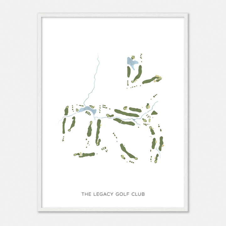 Print of The Legacy Golf Club Modern Map