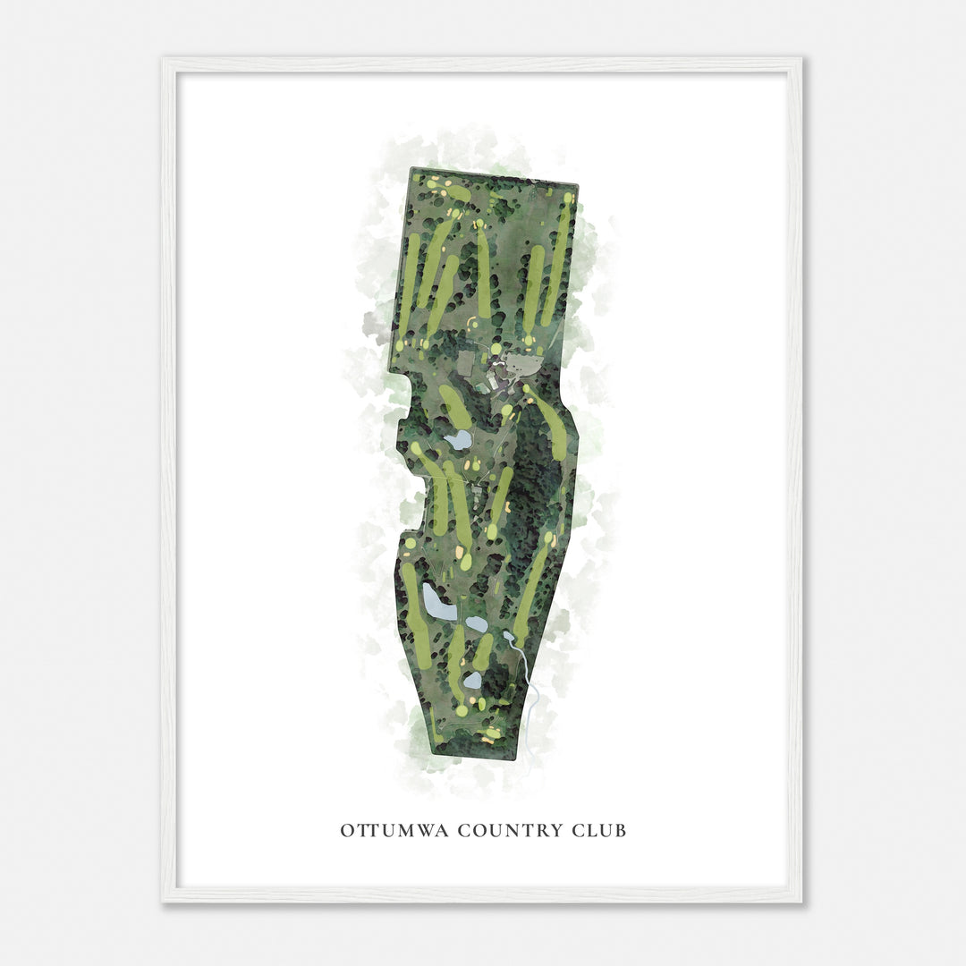 Print of Ottumwa Country Club Classic Map