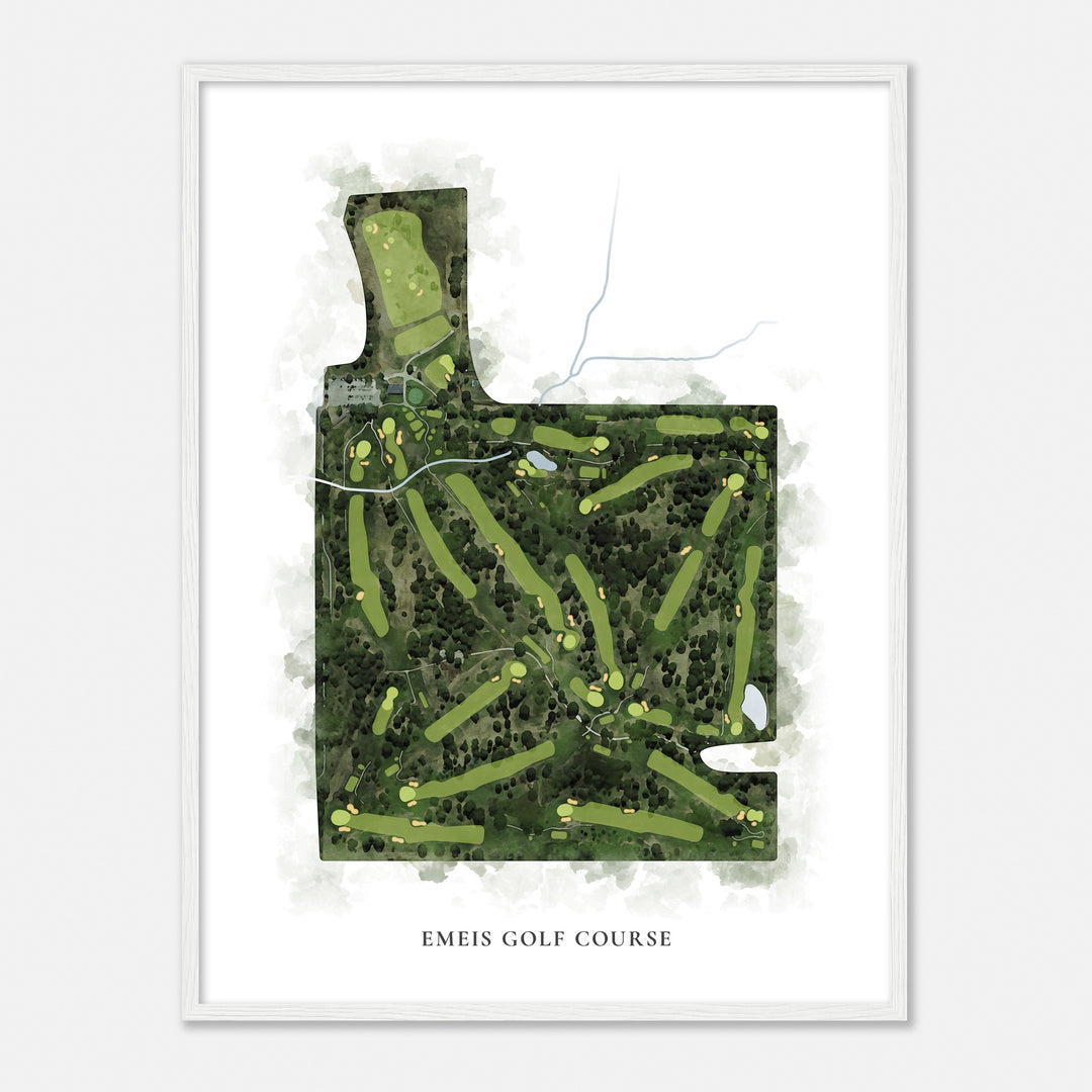 Print of Emeis Golf Course Classic Map