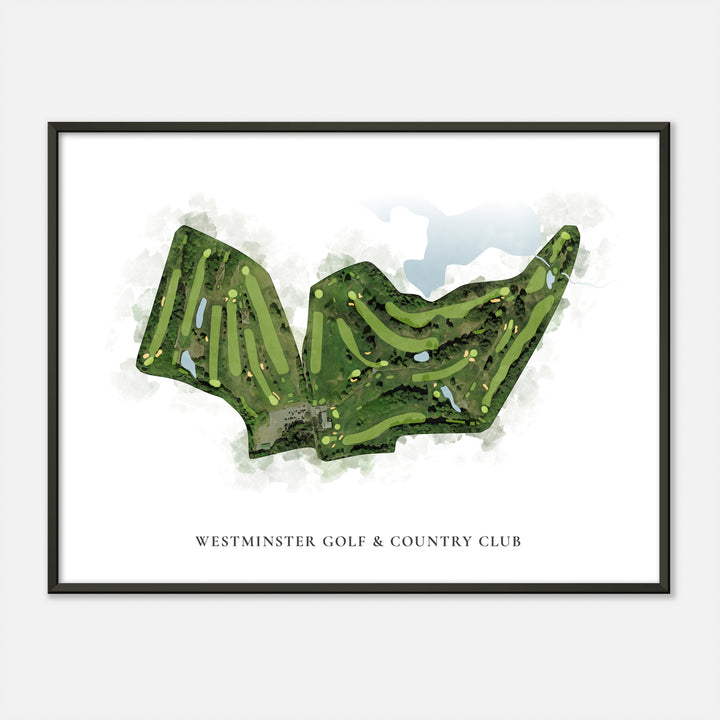 Print of Westminster Golf & Country Club Classic Map