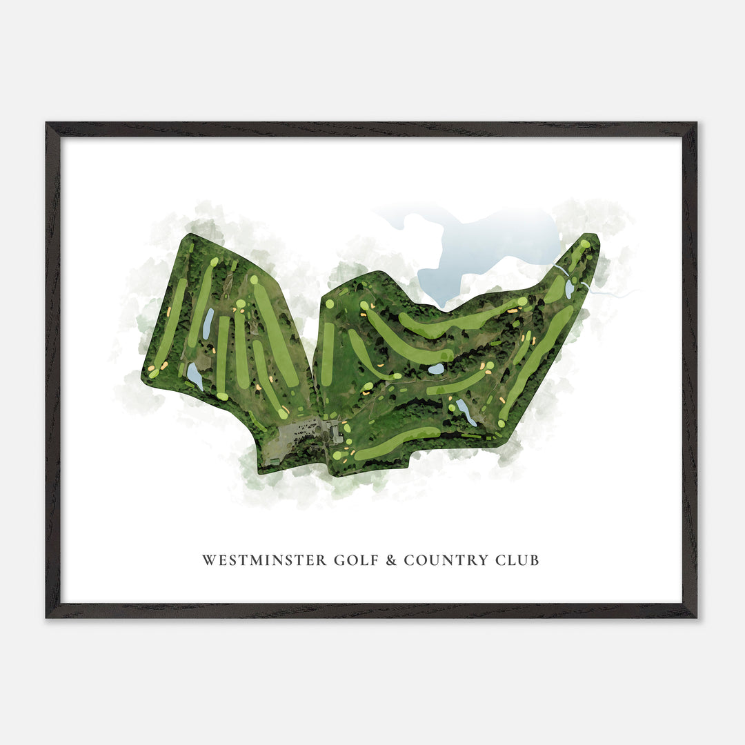 Print of Westminster Golf & Country Club Classic Map