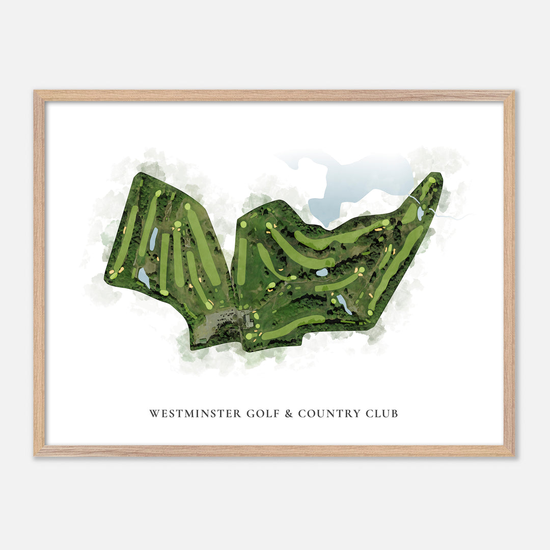 Print of Westminster Golf & Country Club Classic Map