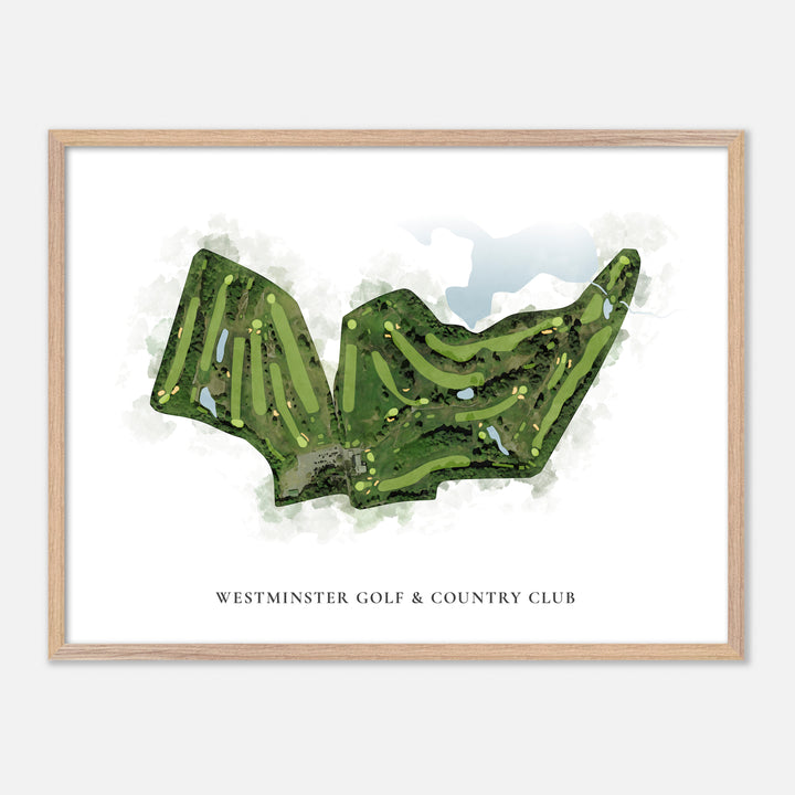 Print of Westminster Golf & Country Club Classic Map