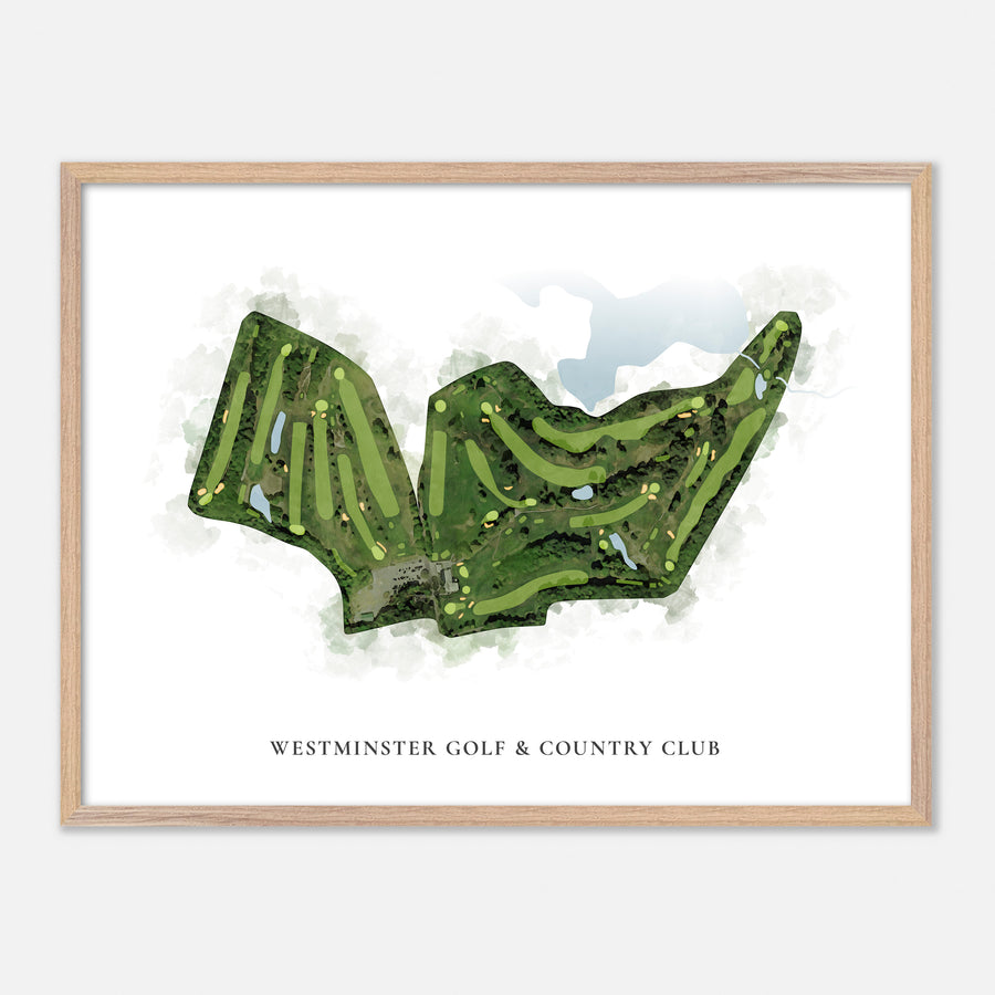 Print of Westminster Golf & Country Club Classic Map
